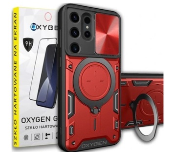 Etui Case Oxygen Pokrowiec RR do Samsung Galaxy S24 ULTRA + szkło PREMIUM