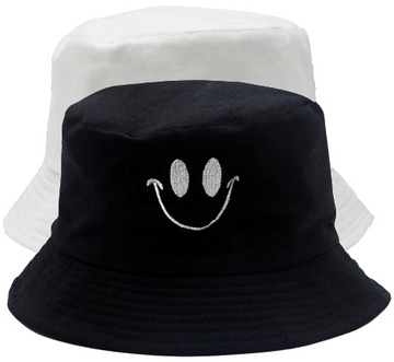 BUCKET HAT KAPELUSZ CZAPKA RYBACKA SMILE