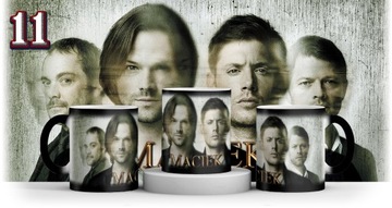 MAGICZNY KUBEK SUPERNATURAL + IMIE + KARTONIK