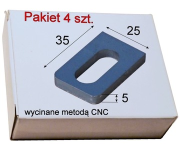 Uchwyt mocowanie przęsła 25x35x5 - Pakiet 4 szt..