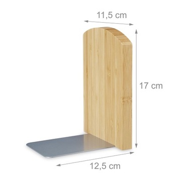 Бамбуковые подставки для книг, 2 шт.