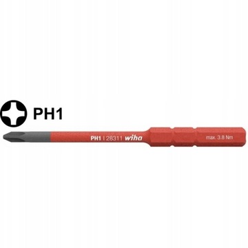 WIHA bit wymienny Phillips PH1x75 mm slimBit 34583