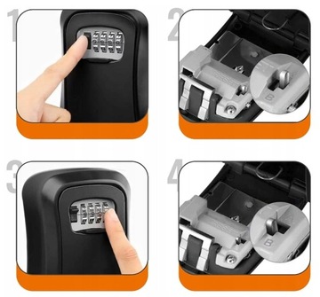 SEJF NA KLUCZE SKRZYNKA SZAFKA KASETKA BARDZO MOCNA NA SZYFR KOD