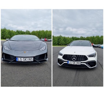 Табличка ПОЛЬША для регистрационных рамок - ГОЛОГРАММА