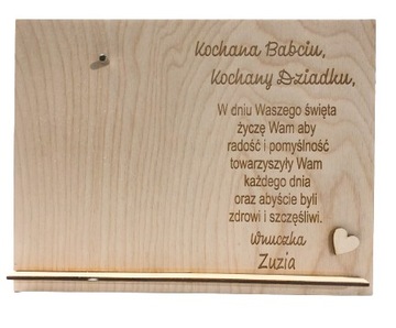 RAMKA na zdjęcie dzień babci i dziadka grawer