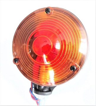 Оранжево-красный двухсторонний светильник с ушками TRUCK UNDER THE MIRROR OLD SCHOOL