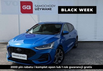 Ford Focus IV Hatchback Facelifting 1.0 EcoBoost 125KM 2024 Ford Focus 1.0 EcoBoost 125KM mHEV MT6 ST-Line Salon PL ASO FV23 Gwar Fabr, zdjęcie 1