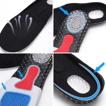 АНТИСЛАДКИЕ, АМОРТИРУЮЩИЕ, ЛЕГКИЕ СТЕЛКИ ДЛЯ ОБУВИ ДЛЯ ПЯТОЧНОЙ ШПОРЫ 41-45