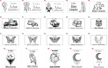 Штамп EX LIBRIS, качество PRO, штамп 60х40мм