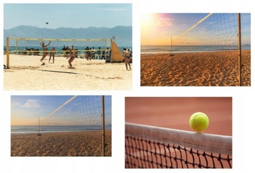 НАБОР СЕТОК ДЛЯ БАДМИНТОНА, ТЕННИСА, ВОЛЕЙБОЛА 3 В 1, СТОЙКИ DUNLOP 609x220 см