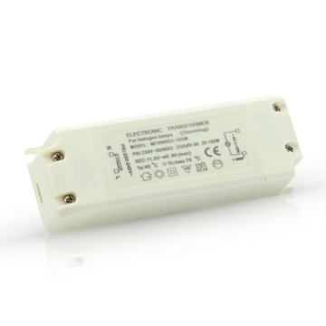 Ściemniany transformator elektroniczny 20-105 W dla halogenów