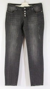 Jeans stalowe z naszywkami R 40