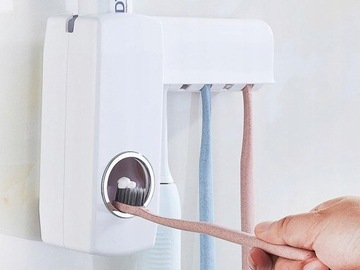 Держатель дозатора зубной пасты, вешалка для зубных щеток.