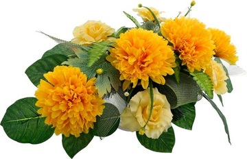 СОСТАВ ПЛАТЬЕ БУКЕТ ХРИЗАНТЕМА ОТДЕЛКА ЦВЕТЫ НАБОР ИСКУССТВЕННЫЕ ЛИСТЬЯ