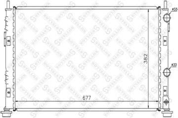 CHLADIČ CHRYSLER STRATUS 2.0/2.7 00-