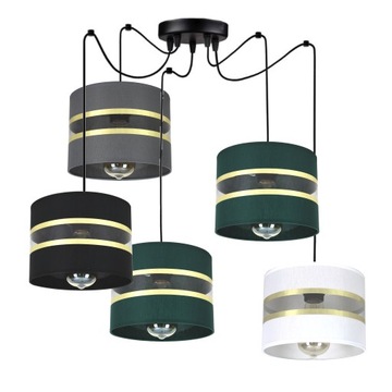 LAMPA PAJĄK Wisząca LED LOFT EDISON Spider CIEN