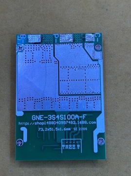 Плата защиты аккумулятора BMS 12 В 100 А с функцией балансировки 1 шт.