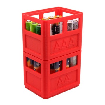 Модульный органайзер для батарейного отсека с замком - AA