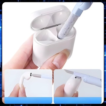 CZYŚCIK ZESTAW DO CZYSZCZENIA TELEFONU KLAWIATURY SŁUCHAWEK ELEKTRONIKI 7w1