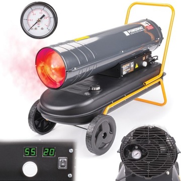 NAGRZEWNICA DMUCHAWA OLEJOWA 65KW TERMOSTAT LCD