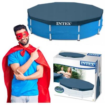 ПОКРЫТИЕ ДЛЯ БАССЕЙНА 366 ПЛЕНОЧНОЕ БРЕЗЕНТОВОЕ ПОКРЫТИЕ INTEX