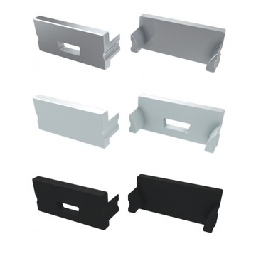 Заглушка для светодиодного профиля TERRA, водонепроницаемая IP65