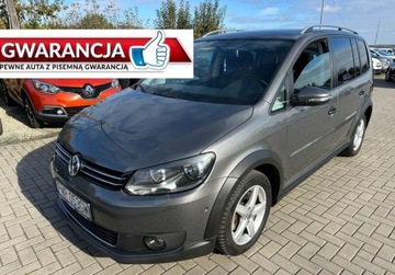 Volkswagen Touran II 2.0 TDI 140KM 2013 Volkswagen Touran 2.0 TDI 140KM Automat DSG 7 osobowy Gwarancja Zarejestro
