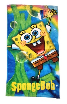 SpongeBob RĘCZNIK PRZEDSZKOLAKA DO SZKOŁY DZIECIĘCY 35 x 65 cm