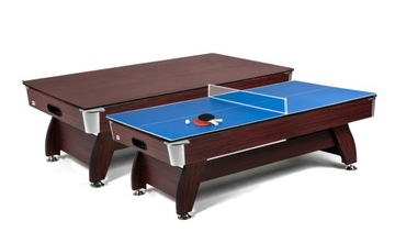 8-футовый бильярдный стол с накладными аксессуарами для пинг-понга