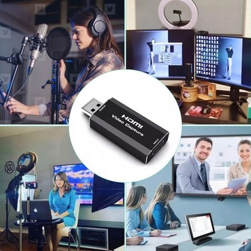 KARTA PRZECHWYTYWANIA WIDEO HDMI GRABBER DO USB 4K WIREWAY WW411023