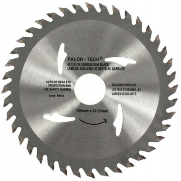 TARCZA PIŁA WIELOZADANIOWA TCT TEDIAM 125 40z