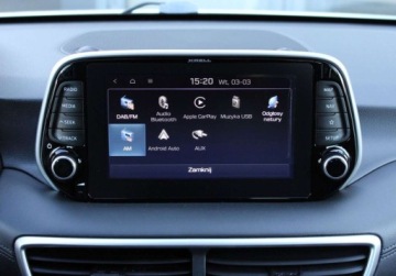 Hyundai Tucson III SUV 1.6 T-GDI 177KM 2018 Hyundai Tucson 1.6 T-GDI 7DCT 4WD 177KM Premium SalonPL SerwisASO FVmarza, zdjęcie 19