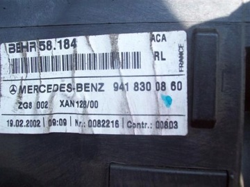 ОТОПИТЕЛИ В КОМПЛЕКТЕ MERCEDES ACTROS