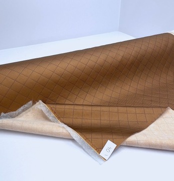 Темное золото GTS 5x5 Перфорированная экокожа SOFT Обивка автомобиля для авто