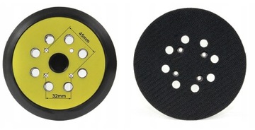 TALERZ DYSK Z RZEPEM DO SZLIFIEREK MIMOŚRODOWYCH 125mm