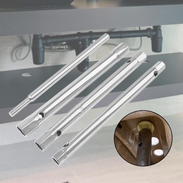 Набор из 4 торцевых ключей, смеситель для ванной комнаты, многофункциональный смеситель с двойной головкой