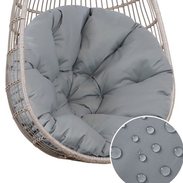 ВОДОНЕПРОНИЦАЕМАЯ ПОДУШКА 95 СМ ДЛЯ САДОВОГО СТУЛА COCOON, ПОДВЕСНЫЕ КАЧЕЛИ, МЯГКИЕ