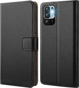 Etui skórzane Hoomil do Redmi Note 10 5G / Xiaomi Poco M3 Pro 5G