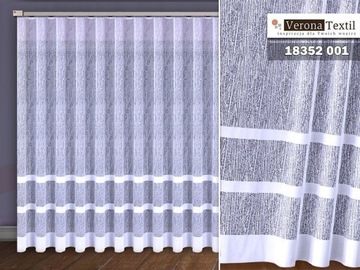 ЖАККАРДОВАЯ ШТОРА 18352/230 БЕЛАЯ НОВАЯ