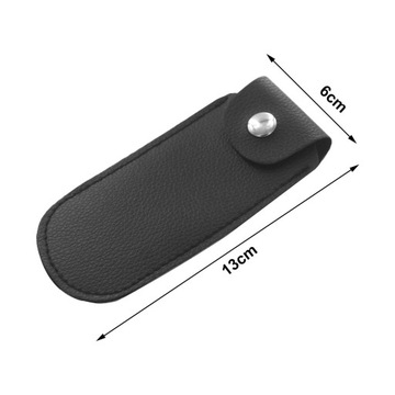 Футляр для губной гармошки из искусственной кожи с пряжкой, компактная коробка, 10 отверстий, серебристый