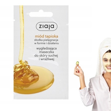 ZIAJA MIÓD TAPIOKA Maseczka do twarzy 7ml