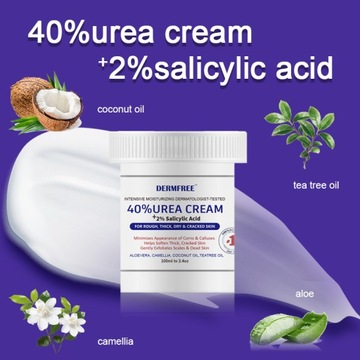 Увлажняющий восстанавливающий крем для сухой кожи Frostbite 40% крем с мочевиной + 2% салициловая кислота