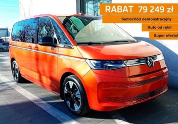 Volkswagen Multivan T7 Van L1 2.0 TSI 204KM 2025 Volkswagen Multivan Style L1 2.0 TSI 204 KM DSG r. o. 3124 mm 2.0 Benzyna