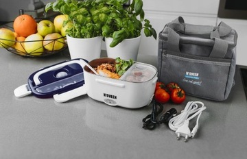 ЭЛЕКТРИЧЕСКИЙ ЛАНЧ БОКС КОНТЕЙНЕР ТЕРМОС ДЛЯ ОБЕДА 12/24/230В + ТЕРМОСУМКА