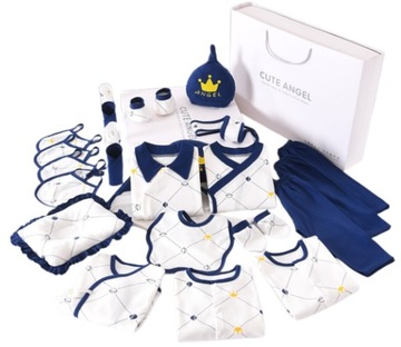 Wielka wyprawka ZESTAW PREZENTOWY dla chłopca noworodka na baby shower box