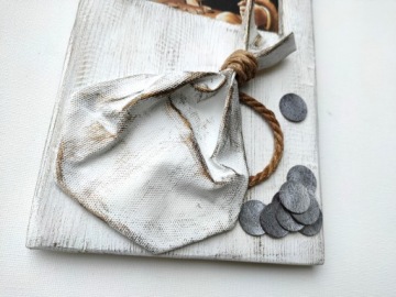 КАРТИНА ЕВРЕЯ ЕВРЕЙ СЧИТАЮЩИЙ ДЕНЬГИ ДЛЯ СЧАСТЬЯ