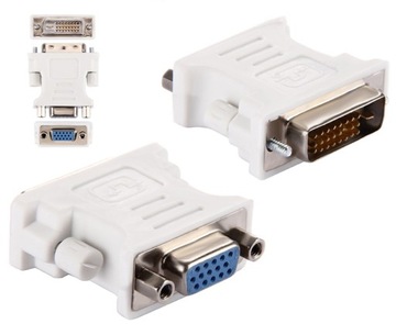 ADAPTER PRZEJŚCIÓWKA DVI MALE NA VGA FEMALE AK205