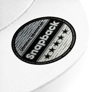 CZAPKA CZAPECZKA Z PŁASKIM DASZKIEM RETRO ZAPIĘCIE SNAPBACK FULL CAP
