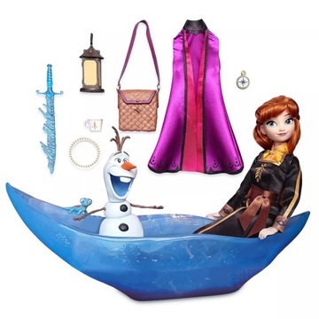 Lalka ANNA 30 cm + OLAF + akcesoria Kraina Lodu 2