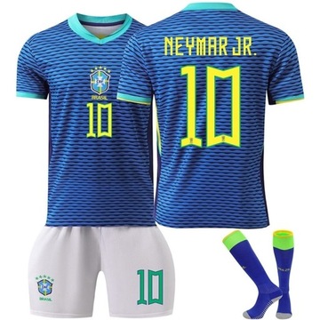 Wyjazdowa Koszulka Copa America 2024 Dla Brazylii NEYMAR JR. 10